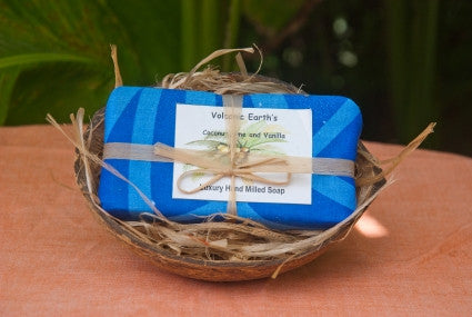 Coconut Lime & Vanilla Soap - large (single) soap - 95 grams