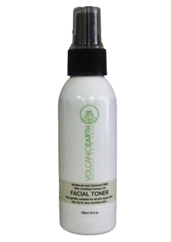 Facial Toner (Lavender & Rose Geranium) with certified organic Tamanu Oil 135 ml or 4.565 ounces