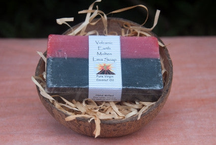 Molten Lava Soap - single, large Coconut Soap - 95 grams